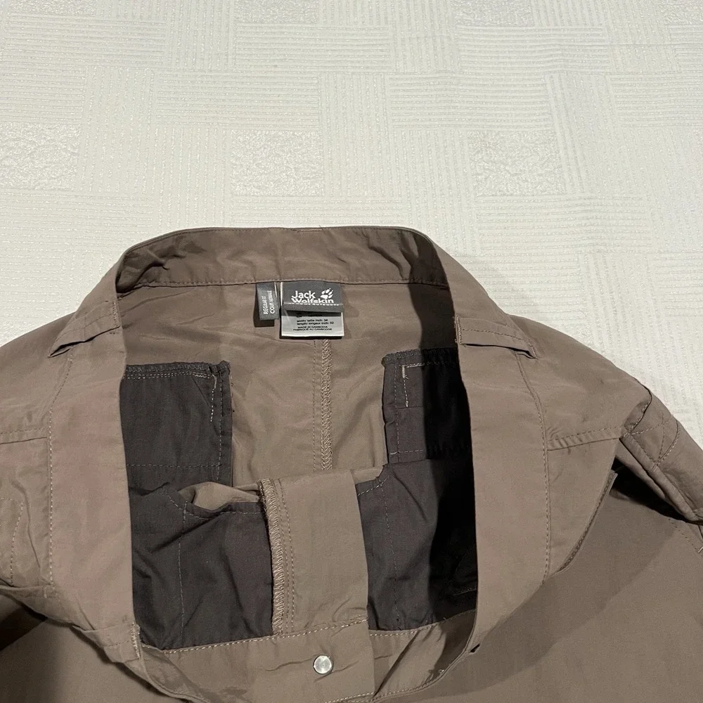 Jack Wolfskin Regular Fit Coupe Normale Pants Men's Size‎ Large Brown